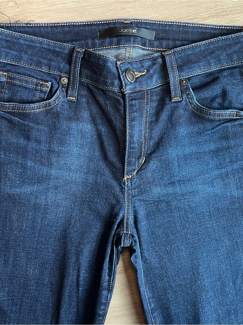 Joe's Jeans Skinny Ankle Dark Indigo Wash Denim Blue Jeans W27 EUC - Picture 2 of 8